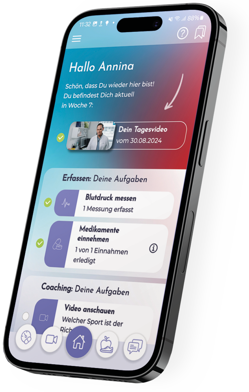 Handy mit Tony-App